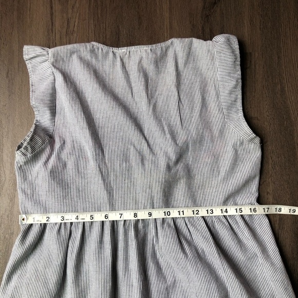 Savanna Jane Shirt Womens Size Small Striped Embroidered Top Boho Floral Aztec - Picture 5 of 8